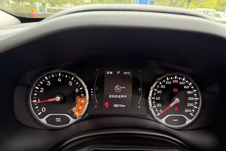 Used Jeep Renegade 2019 220T Automatic Night Eagle Edition Odometer Close Up