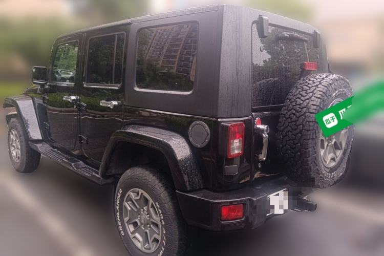 Used Jeep Wrangler 2008 3.8L Sahara Four-Door Edition Rear Left 45 Deg