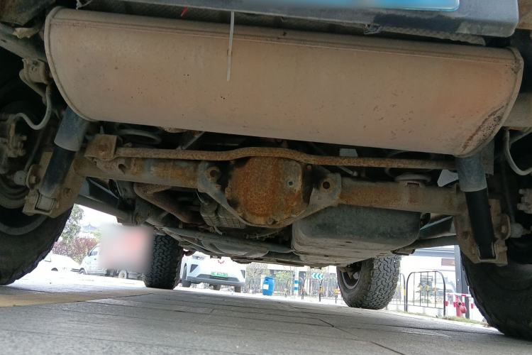 Used Jeep Wrangler 2008 3.8L Sahara two-door model Chassis Rear