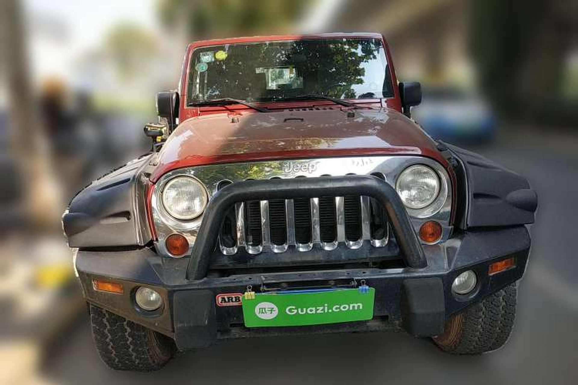 Used Jeep Wrangler 2008 3.8L Sahara two-door model Front