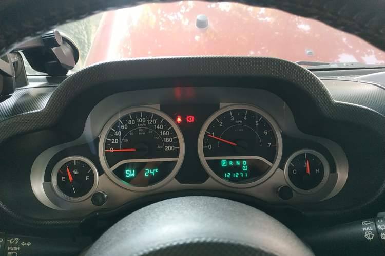 Used Jeep Wrangler 2008 3.8L Sahara two-door model Instrument Cluster