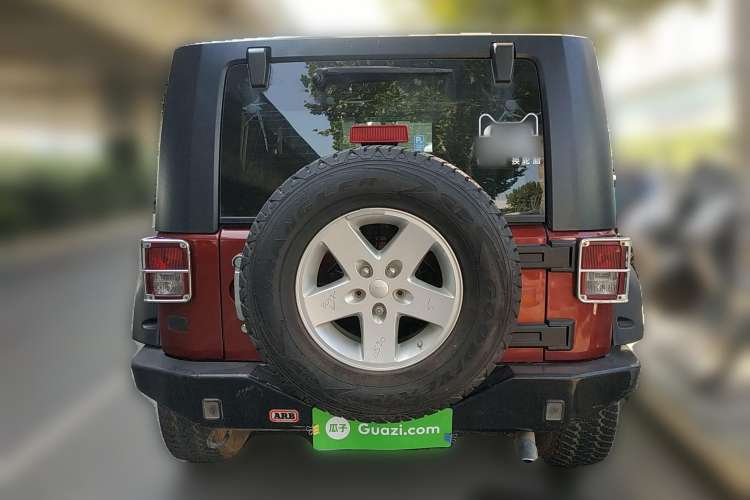 Used Jeep Wrangler 2008 3.8L Sahara two-door model Rear