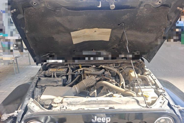 Used Jeep Wrangler 2010 3.8L Sahara two-door model Engine Bay