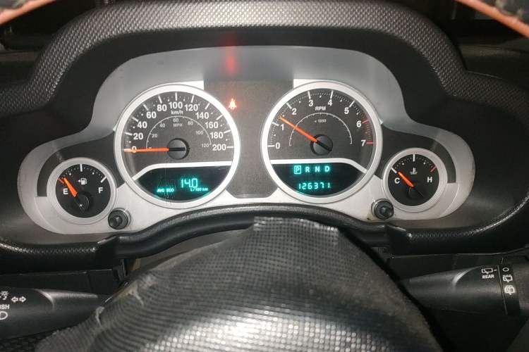 Used Jeep Wrangler 2010 3.8L Sahara Four-Door Edition Instrument Cluster