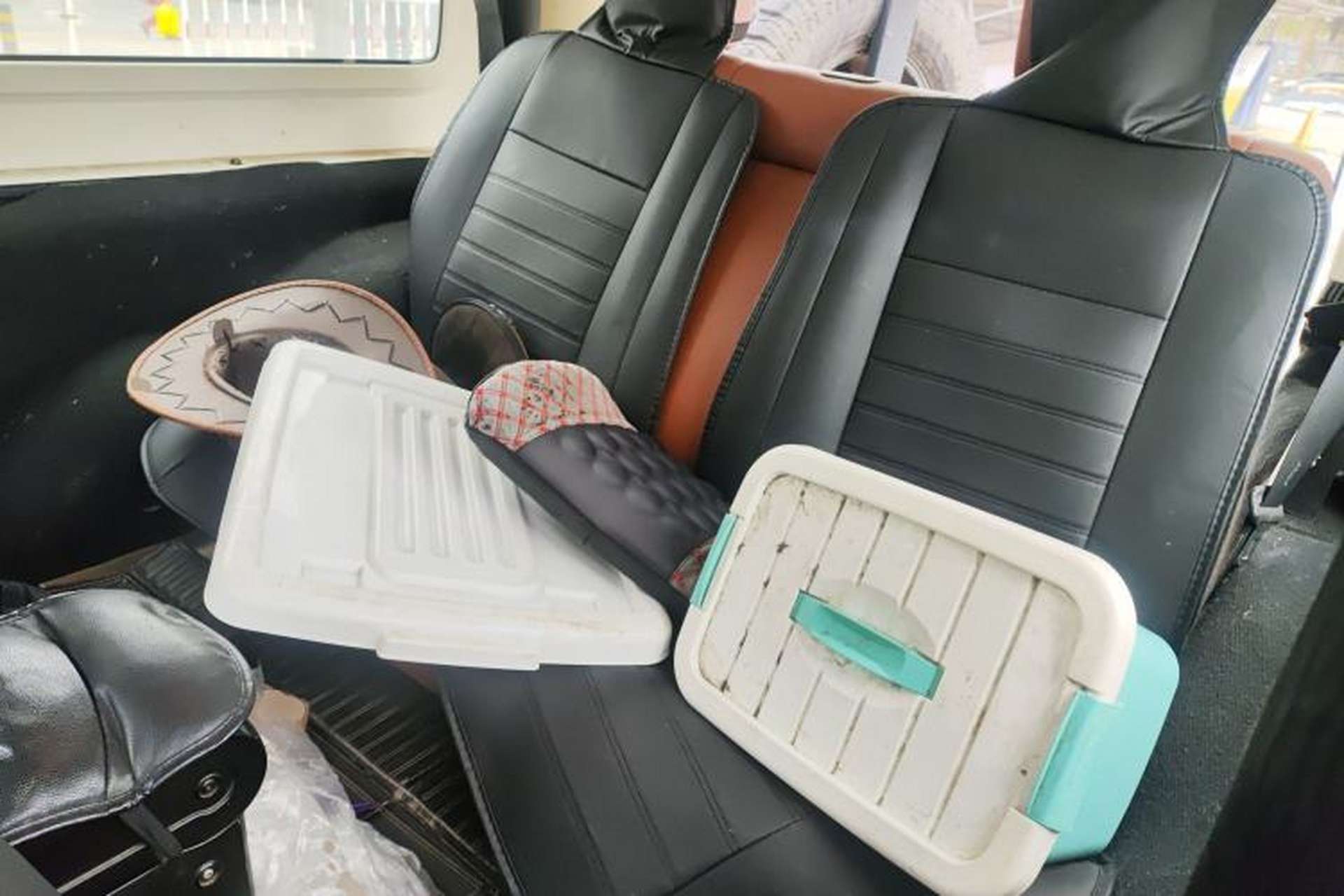 Used Jeep Wrangler 2010 3.8L Sahara two-door model Left Rear Seat