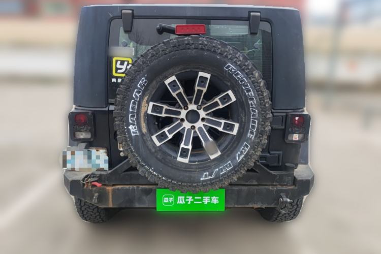 Used Jeep Wrangler 2010 3.8L Sahara two-door model Rear