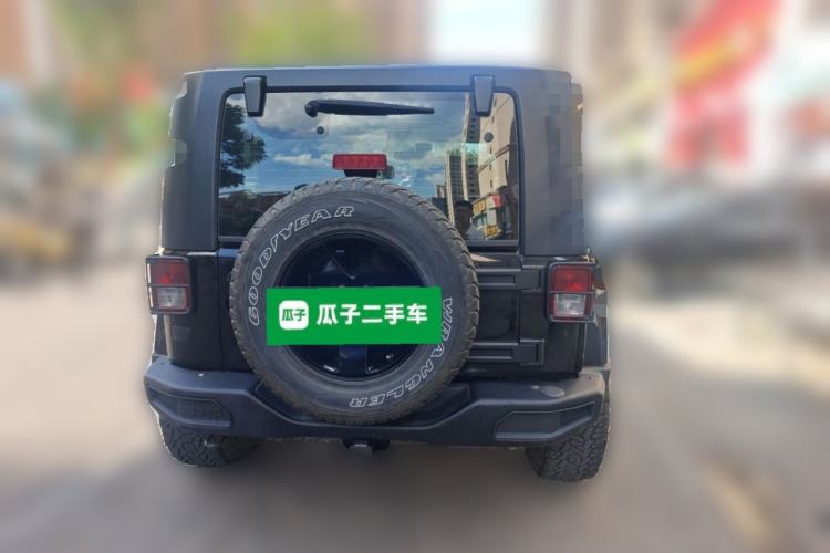 Used Jeep Wrangler 2010 3.8L Sahara two-door model Rear