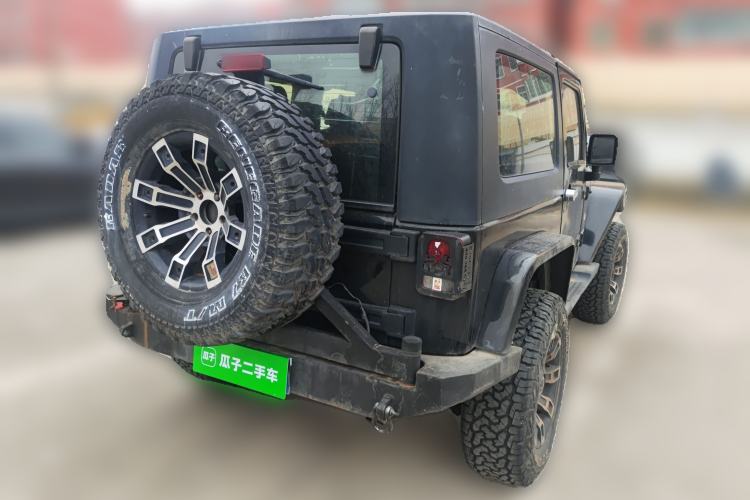 Used Jeep Wrangler 2010 3.8L Sahara two-door model Rear Right 45 Deg