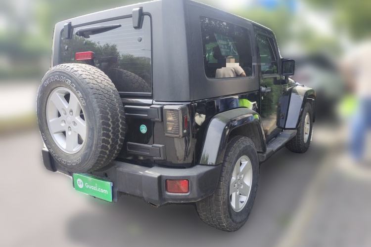Used Jeep Wrangler 2010 3.8L Sahara two-door model Rear Right 45 Deg