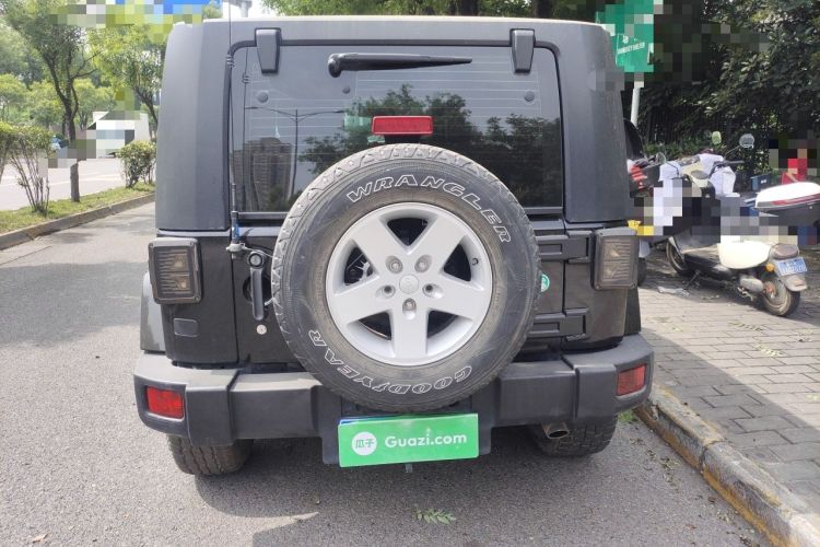Used Jeep Wrangler 2010 3.8L Sahara two-door model Rear