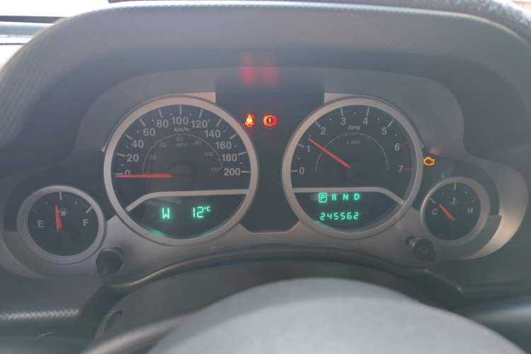 Used Jeep Wrangler 2010 3.8L Sahara Four-Door Edition Instrument Cluster