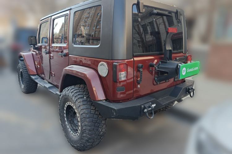 Used Jeep Wrangler 2010 3.8L Sahara Four-Door Edition Rear Left 45 Deg