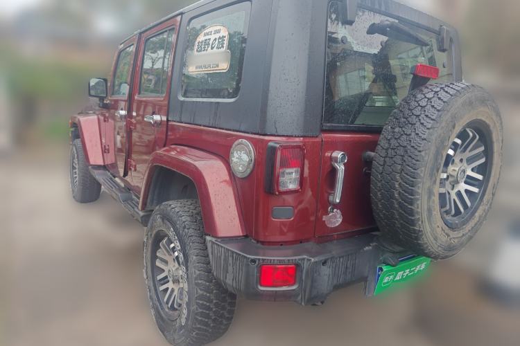 Used Jeep Wrangler 2010 3.8L Sahara Four-Door Edition Rear Left 45 Deg
