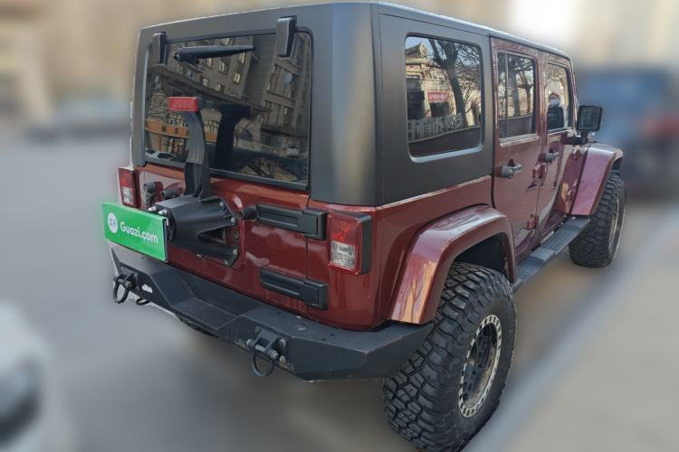 Used Jeep Wrangler 2010 3.8L Sahara Four-Door Edition Rear Right 45 Deg