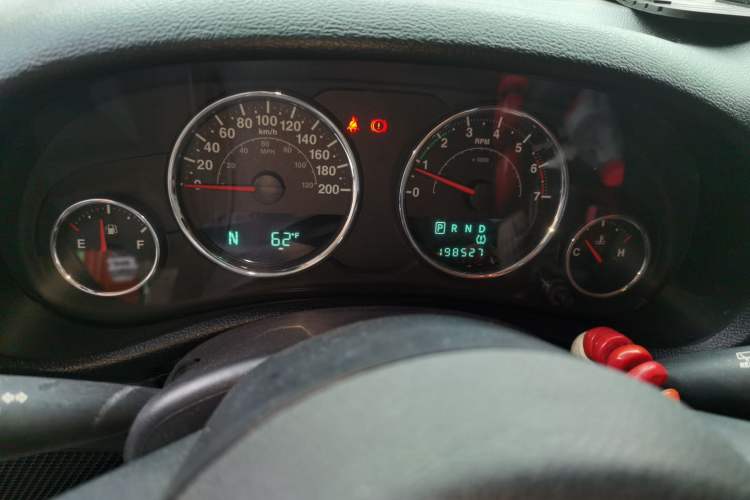 Used Jeep Wrangler 2010 3.8L Sahara Four-Door Edition Instrument Cluster