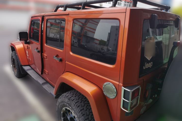 Used Jeep Wrangler 2010 3.8L Sahara Four-Door Edition Rear Left 45 Deg