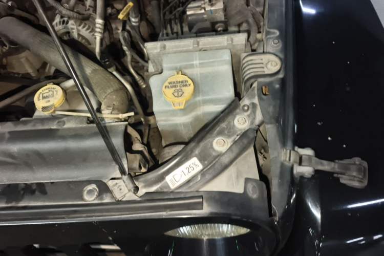 Used Jeep Wrangler 2011 3.8L Sahara two-door model Engine Bay Left