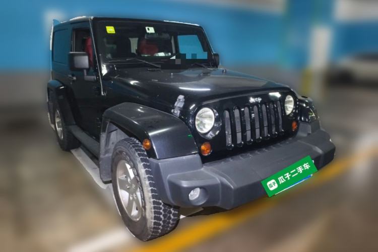 Used Jeep Wrangler 2011 3.8L Sahara two-door model Front Right 45 Deg