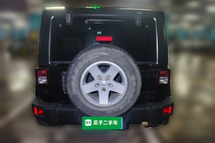 Used Jeep Wrangler 2011 3.8L Sahara two-door model Rear