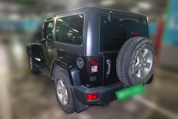 Used Jeep Wrangler 2011 3.8L Sahara two-door model Rear Left 45 Deg