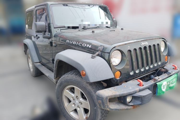 Used Jeep Wrangler 2011 3.8L Rubicon two-door version Front Right 45 Deg