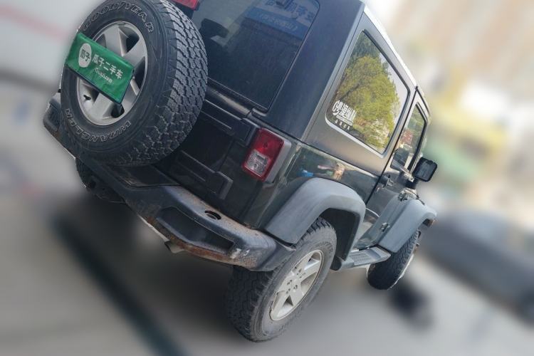 Used Jeep Wrangler 2011 3.8L Rubicon two-door version Rear Right 45 Deg