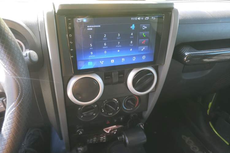 Used Jeep Wrangler 2011 3.8L Sahara two-door model Audio And AC Panel