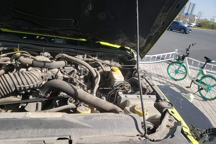 Used Jeep Wrangler 2011 3.8L Sahara two-door model Engine Bay Left