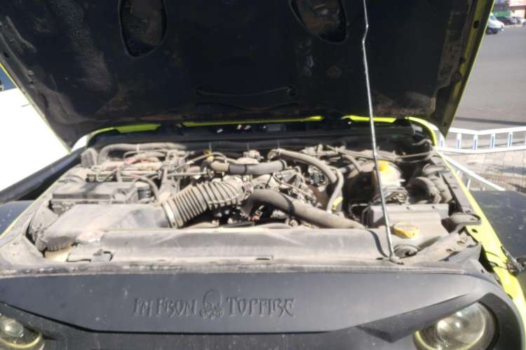 Used Jeep Wrangler 2011 3.8L Sahara two-door model Engine Bay