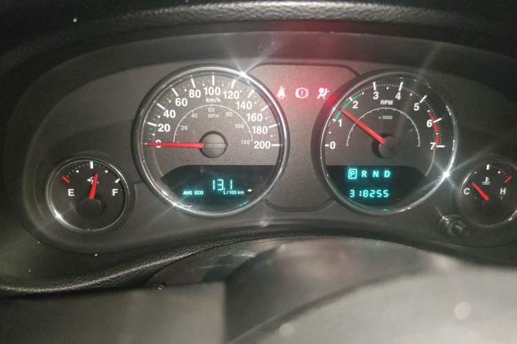 Used Jeep Wrangler 2011 3.8L Sahara Four-Door Edition Instrument Cluster