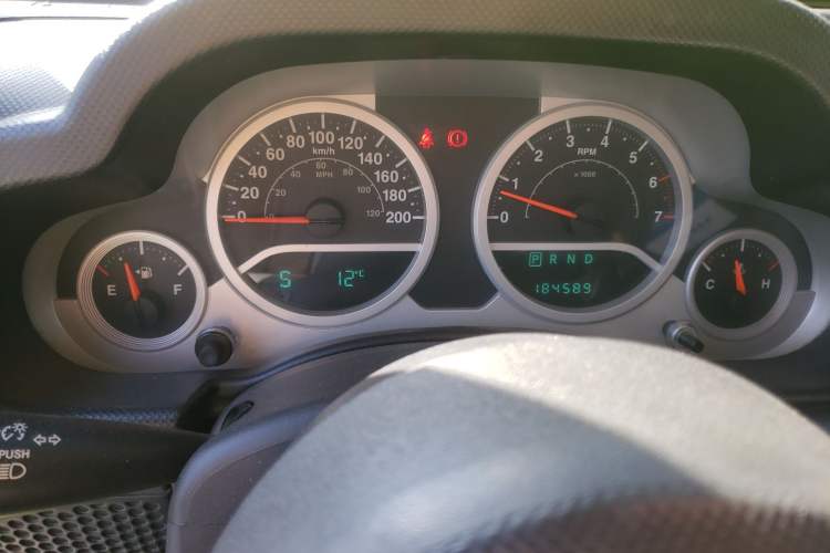 Used Jeep Wrangler 2011 3.8L Sahara two-door model Instrument Cluster