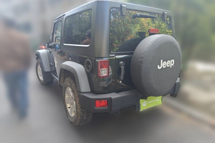 Used Jeep Wrangler 2011 3.8L Rubicon two-door version Rear Left 45 Deg