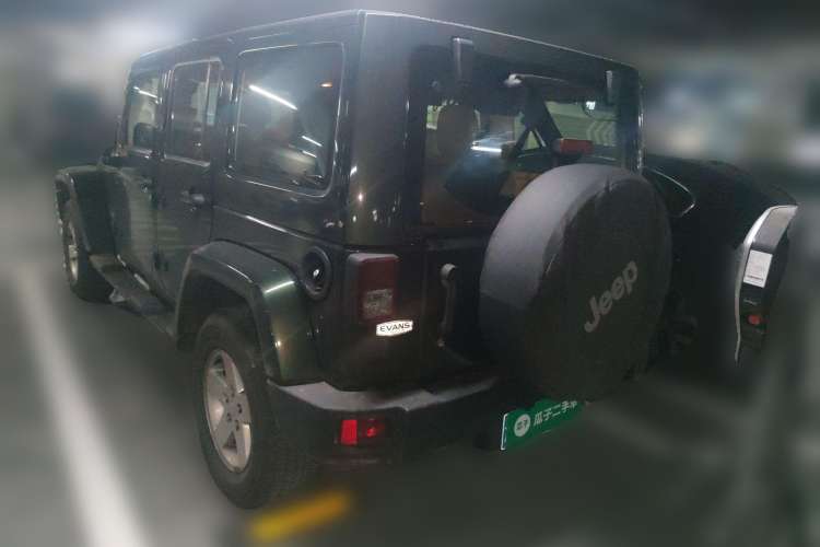 Used Jeep Wrangler 2011 3.8L Sahara Four-Door Edition Rear Left 45 Deg