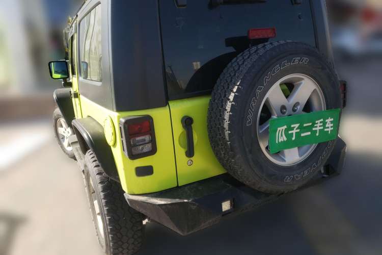 Used Jeep Wrangler 2011 3.8L Sahara two-door model Rear Left 45 Deg