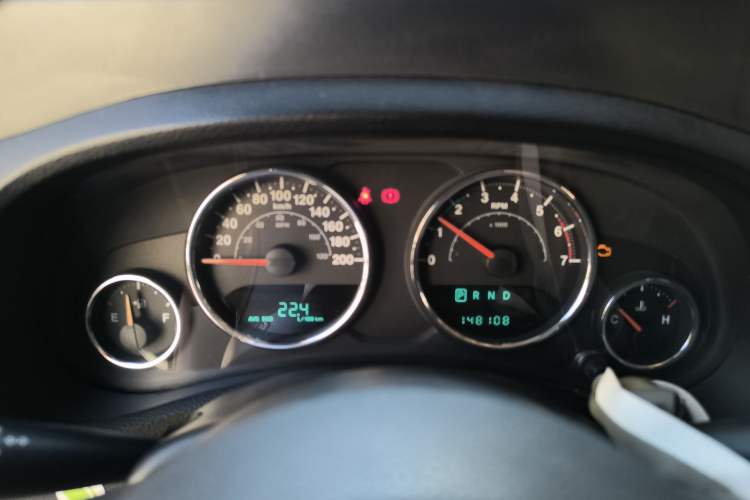 Used Jeep Wrangler 2011 3.8L Sahara Four-Door Edition Instrument Cluster