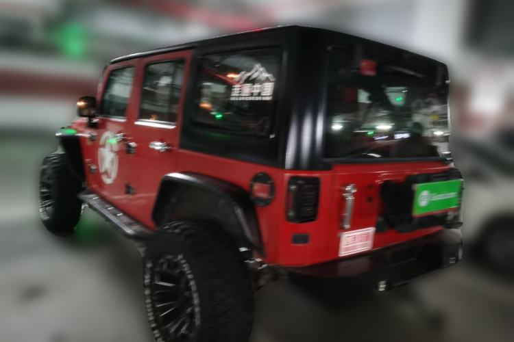 Used Jeep Wrangler 2011 3.8L Sahara Four-Door Edition Rear Left 45 Deg