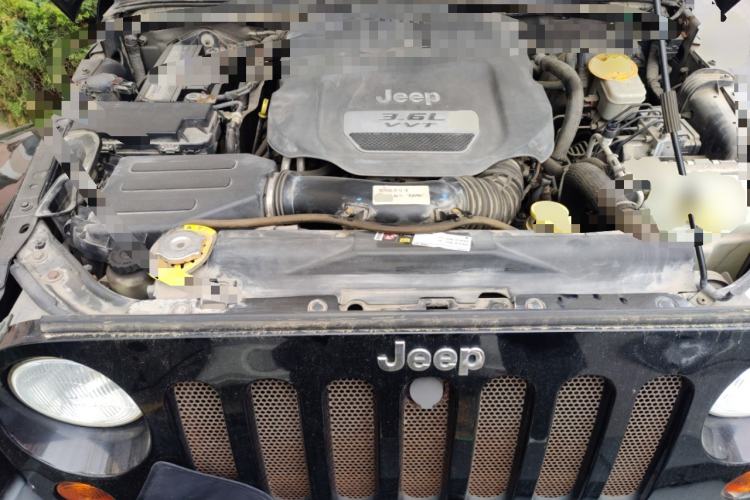 Used Jeep Wrangler 2012 3.6L Sahara two-door version Engine Bay