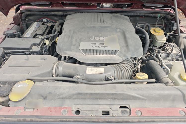 Used Jeep Wrangler 2012 3.6L Sahara two-door version Engine Bay