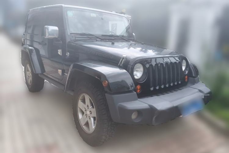 Used Jeep Wrangler 2012 3.6L Rubicon two-door model Front Right 45 Deg