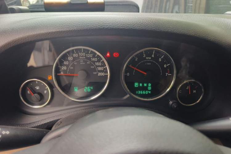 Used Jeep Wrangler 2012 3.6L Sahara Four-Door Edition Instrument Cluster