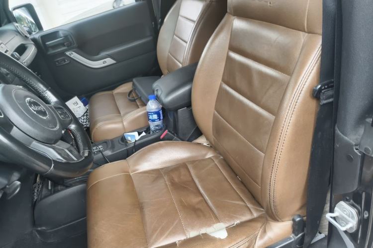 Used Jeep Wrangler 2012 3.6L Rubicon two-door model Left Rear Seat