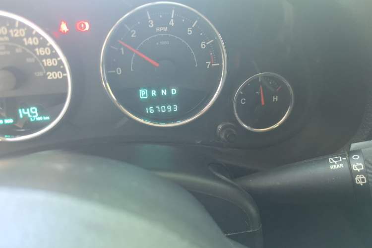 Used Jeep Wrangler 2012 3.6L Sahara Four-Door Edition Odometer Close Up