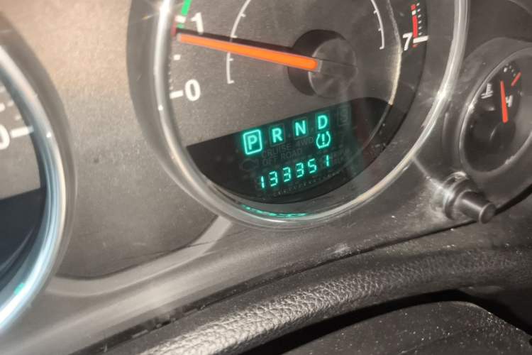 Used Jeep Wrangler 2012 3.6L Sahara Four-Door Edition Odometer Close Up