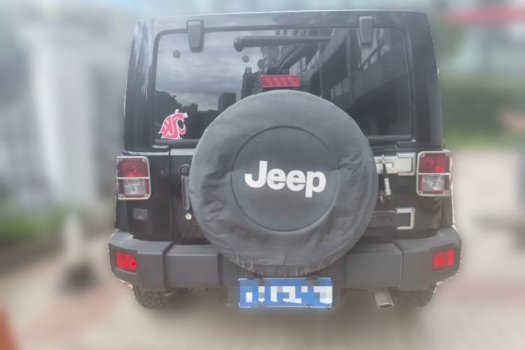 Used Jeep Wrangler 2012 3.6L Rubicon two-door model Rear