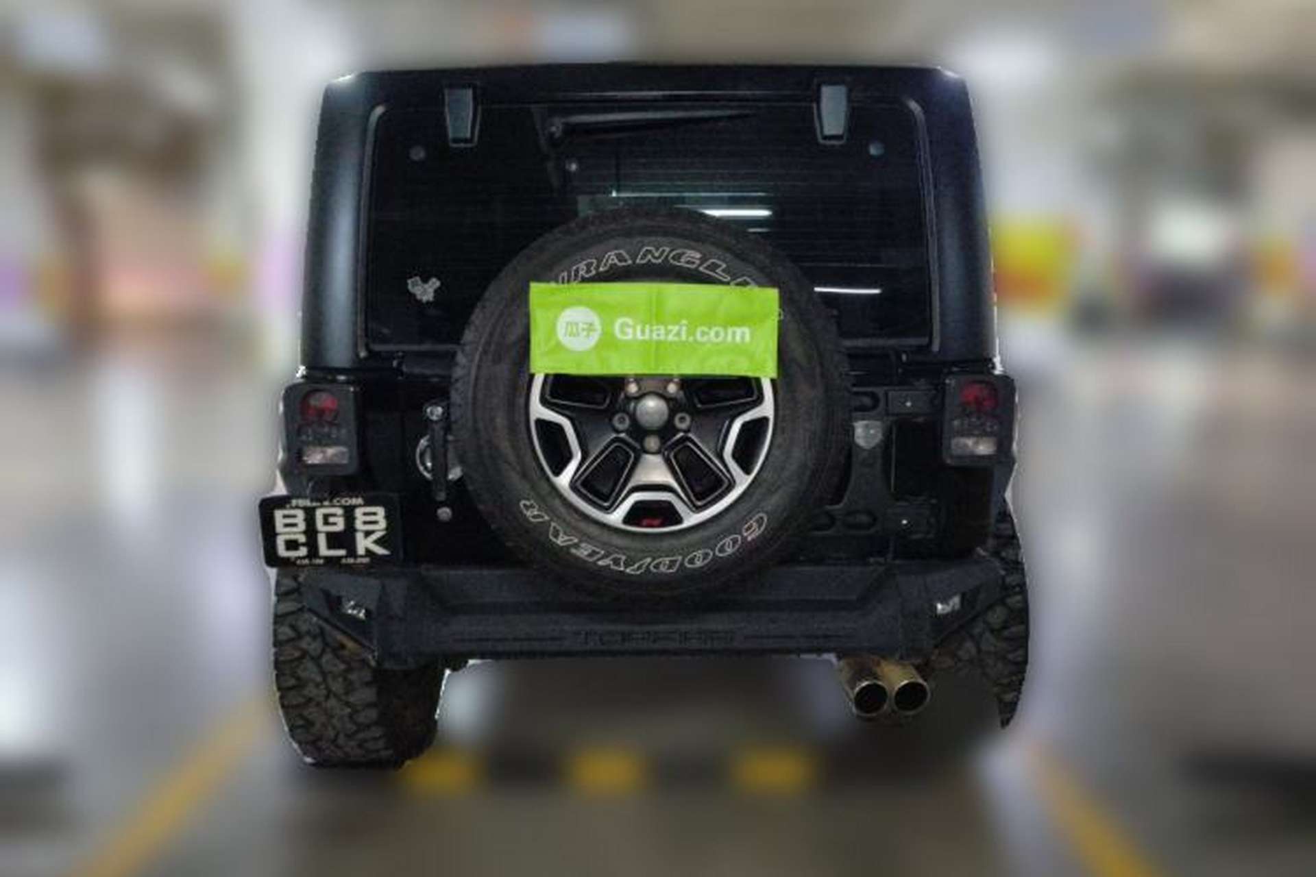 Used Jeep Wrangler 2012 3.6L Sahara two-door version Rear