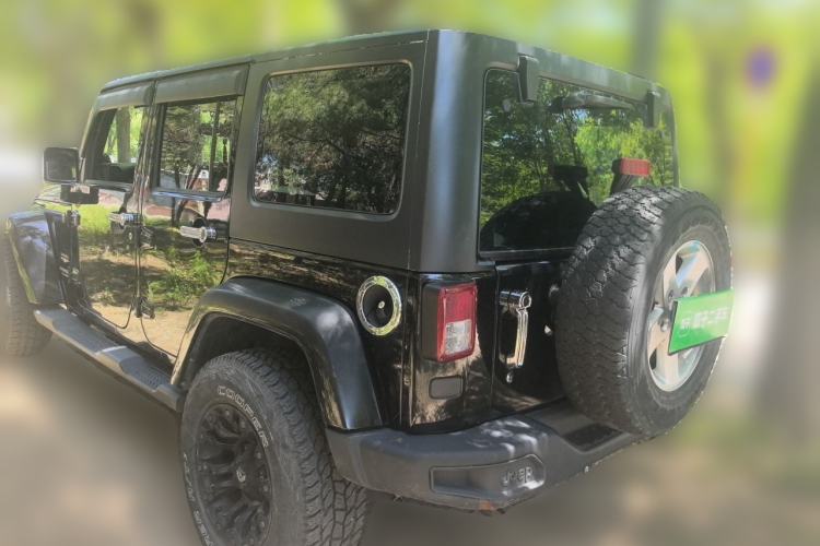 Used Jeep Wrangler 2012 3.6L Sahara Four-Door Edition Rear Left 45 Deg