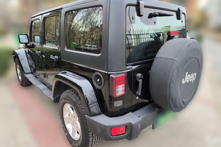 Used Jeep Wrangler 2012 3.6L Sahara Four-Door Edition Rear Left 45 Deg
