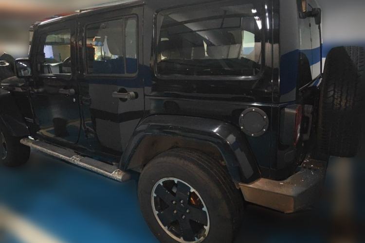 Used Jeep Wrangler 2012 3.6L Four-Door Dream Ten Collector's Edition Rear Left 45 Deg