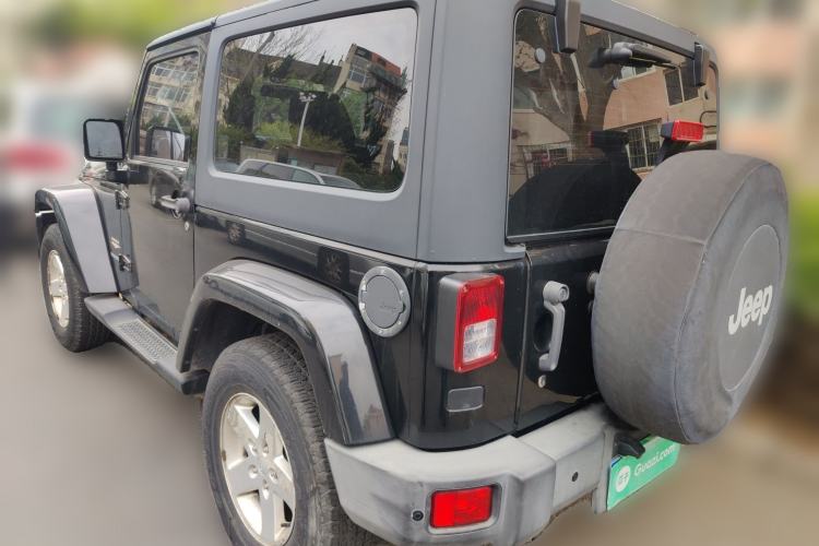Used Jeep Wrangler 2012 3.6L Sahara two-door version Rear Left 45 Deg