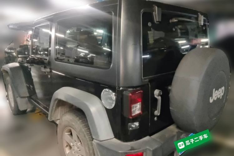 Used Jeep Wrangler 2012 3.6L Sahara two-door version Rear Left 45 Deg